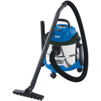 Draper 20514 - Draper 20514 - 15L Wet and Dry Vacuum Cleaner with Stainless Steel Tank (12