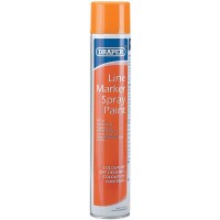 Draper 41912 - Draper 41912 - 750ml Orange Line Marker Spray Paint