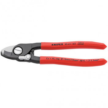 Draper 82576 - Knipex 165mm Copper or Aluminium Only Cable Shear with Sprung Handles