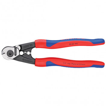 Draper 36142 - Knipex 190mm Forged Wire Rope Cutters with Heavy Duty Handles