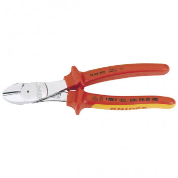 Draper 12301 - Knipex 200mm Fully Insulated High Leverage Diagonal Side Cutter