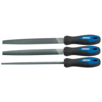 Draper 44963 - Draper 44963 - 200mm Soft Grip Engineers File Set (3 Piece)