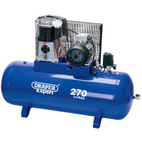 Draper Expert 05638 - Draper Expert 05638 - 415V 270L Stationary Belt-Driven Air Compressor (5.5kW)