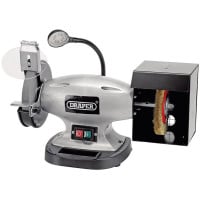 Draper 83421 - Draper 83421 - 150mm Bench Grinder with Wire Wheel and LED Worklight (370W)