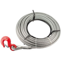 Draper 71353 - Draper 71353 - 20M Wire Rope with Hook for 71208
