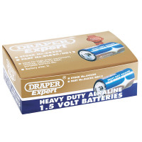Draper 64250 - Draper 64250 - Trade Pack of 12 D-Size Heavy Duty Alkaline Batteries
