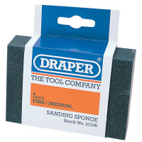 Draper 10106 - Draper 10106 - Fine - Medium Grit Flexible Sanding Sponge
