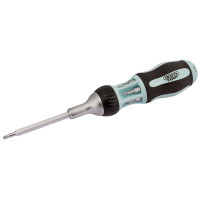 Draper Expert 83722 - Draper Expert 83722 - Soft Grip 7 in 1 Ratcheting Screwdriver and Bit Set (Draper TX-STAR®)