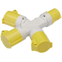 Draper 63924 - Draper 63924 - 110V 3 Way Splitter (16A)