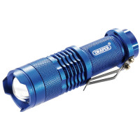 Draper 65983 - Draper 65983 - LED Aluminium Pocket Torch (3W) (1 x AA battery)