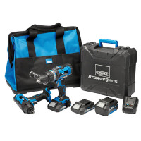 Draper 40448 - Draper 40448 - Storm Force® 20V Cordless Impact Kit