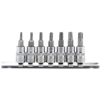 Draper Expert 16353 - Draper Expert 16353 - 1/4" Sq. Dr. Five Lobe Draper TX-STAR® Security Socket Bit Set (7 Piece)