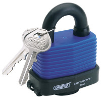 Draper 64178 - Draper 64178 - 54mm Laminated Steel Padlock and 2 Keys with Hardened Steel