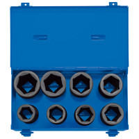 Draper Expert 83279 - Draper Expert 83279 - 3/4" Sq. Dr. Metric Deep Impact Socket Set in Metal Case (8 Piece)