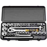 Elora 50650 - Elora 50650 - 1/2" Square Drive Elora Metric and Imperial Socket Set (28 Piece)
