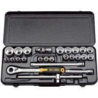 50648 - 1/2" Square Drive Elora Metric Socket Set (25 Piece)