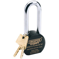 Draper Expert 64208 - Draper Expert 64208 - Expert 63mm Heavy Duty Stainless Steel Padlock and 2 Keys