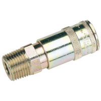 Draper 51411 - Draper 51411 - 1/2" BSP Taper Male Thread Vertex Air Coupling