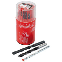 Draper Redline 68422 - Draper Redline 68422 - Metric HSS, Masonry and Wood Drill Bit Set (18 piece)