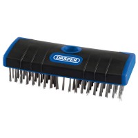 Draper 17189 - Draper 17189 - Stainless Steel Bristle Scrub Brush (180mm)
