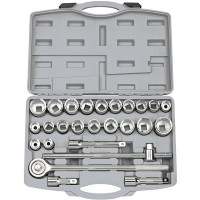 Draper 16256 - Draper 16256 - 3/4" Sq. Dr. MM/AF Combined Socket Set (26 Piece)