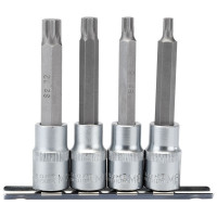 Draper Expert 16350 - Draper Expert 16350 - 1/2" Sq. Dr. Spline Socket Bit Set (4 piece)