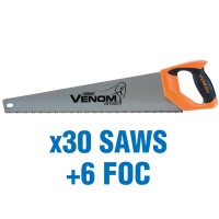 Draper 85069 - Draper 85069 - First Fix Draper Venom® Triple Ground 500mm Handsaws (added value pack 30 saws + 6 foc)