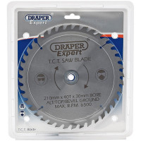 Draper Expert 09477 - Draper Expert 09477 - Expert TCT Saw Blade 210X30mmx40T