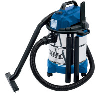 Draper 13785 - Draper 13785 - 20L 1250W 230V Wet and Dry Vacuum Cleaner with Stainless Steel Tank