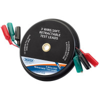 Draper Expert 64763 - Draper Expert 64763 - Expert 20ft 3 Wire Retractable Test Leads