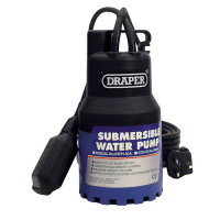 Draper 35464 - Draper 35464 - 120L/Min 230V Submersible Water Pump with 6M Lift and Float Switch (200W)