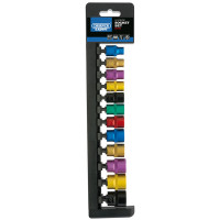 Draper Expert 50195 - Draper Expert 50195 - 3/8" Sq. Dr. Metric Coloured Socket Set (12 Piece)