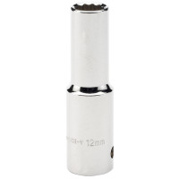 Draper Expert 27084 - Draper Expert 27084 - Expert 12mm 1/2" Square Drive Hi-Torq® 12 Point Deep Socket (Sold Loose)