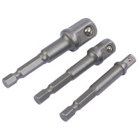 Draper 00005 - Draper 00005 - 1/4" Hex. x 1/4" and 3/8" Square Drive Adaptors