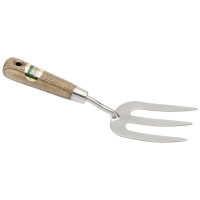 Draper Expert 44987 - Draper Expert 44987 - Expert Stainless Steel Heavy Duty Hand Weeding Fork with FSC Ash Handle