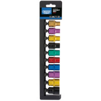 Draper Expert 50493 - Draper Expert 50493 - 1/2" Sq. Dr. Metric Coloured Socket Set (10 Piece)