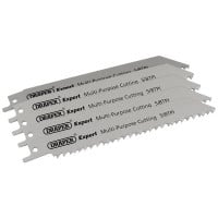 Draper Expert 02313 - Draper Expert 02313 - Expert 150mm 5/8tpi HSS Reciprocating Saw Blades for Multi Purpose Cutting - Pack of 5 Blades