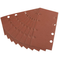 Draper 42620 - Draper 42620 - Ten 90 x 187mm 120 Grit Aluminium Oxide Sanding Sheets