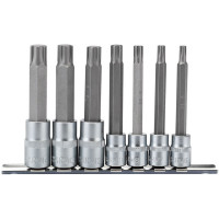 Draper Expert 16346 - Draper Expert 16346 - 3/8", 1/2" Sq. Dr. Ribe®. Socket Bit Set (7 piece)