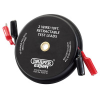 Draper Expert 64764 - Draper Expert 64764 - Expert 10ft 2 Wire Retractable Test Leads