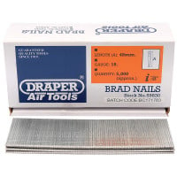 Draper 59830 - Draper 59830 - 40mm Brad Nails (5000)