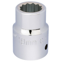 Draper Expert 16690 - Draper Expert 16690 - 3/4" Square Drive 12 Point Socket (19mm)