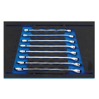 Draper Expert 63522 - Draper Expert 63522 - Combination Spanner Set in 1/4 Drawer EVA Insert Tray (8 Piece)