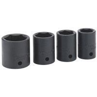 Draper Expert 41686 - Draper Expert 41686 - 1/2" Square Drive Hi-Torq® Metric Impact Socket Set on a Rail (4 Piece)