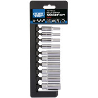 Draper Expert 50048 - Draper Expert 50048 - 1/4" Sq. Dr. Metric Multi-Drive® Deep Socket Set (10 Piece)