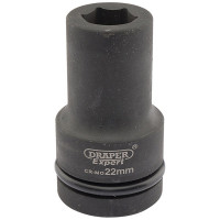 Draper Expert 05137 - Draper Expert 05137 - Expert 22mm 1" Square Drive Hi-Torq® 6 Point Deep Impact Socket