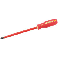 Draper 54273 - Draper 54273 - 8mm x 200mm Fully Insulated Plain Slot Screwdriver.
