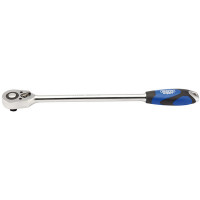 Draper Expert 26591 - Draper Expert 26591 - 1/2" Sq. Dr. 48 Tooth Extra Long Reversible Quick Release Soft Grip Ratchet