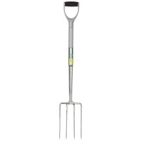 Draper 83753 - Draper 83753 - Extra Long Stainless Steel Garden Fork with Soft Grip