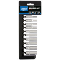 Draper Expert 50114 - Draper Expert 50114 - 1/4" Sq. Dr. Metric Deep Socket Set (10 Piece)